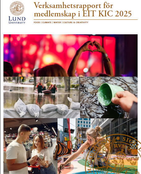Cover with a collage of images about EIT KICs